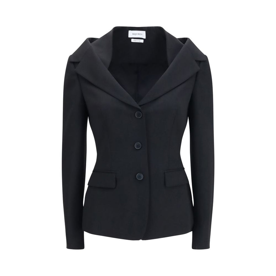 Black Wool Oves Aries Full-Length Jacket