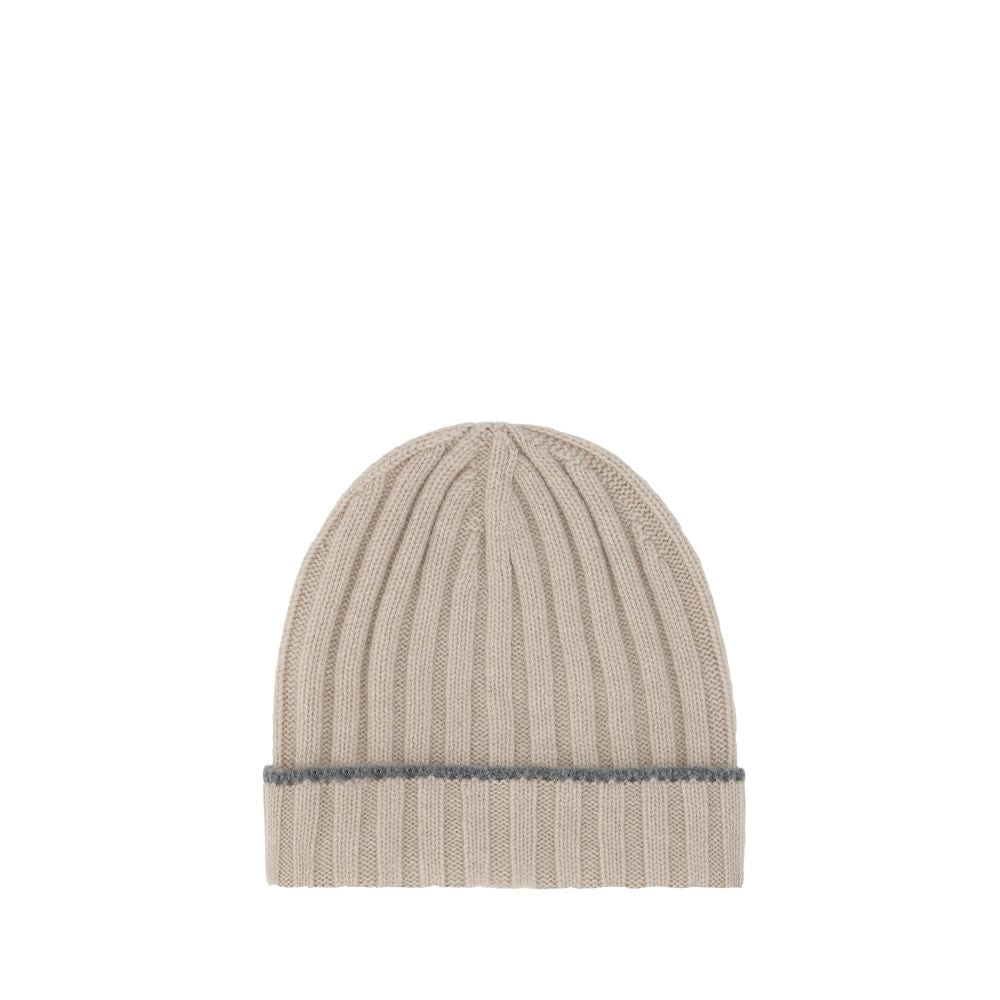 Brown Cashmere Beanie