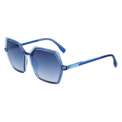 Blue Injected Sunglasses
