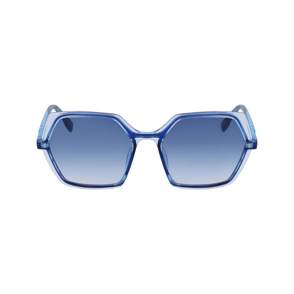 Blue Injected Sunglasses