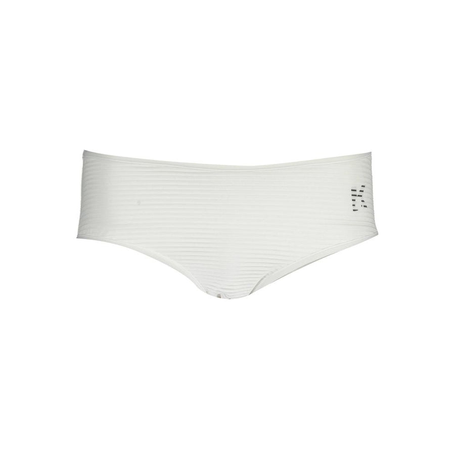 White Polyamide Women Swim Brief