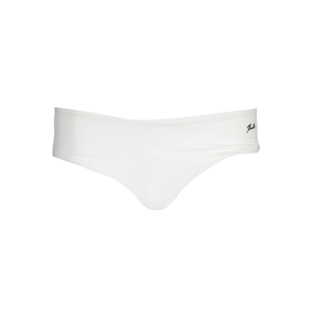 Bianco Poliammide Women Swim Brief