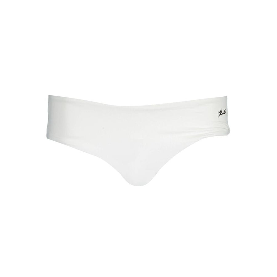 Bianco Poliammide Women Swim Brief