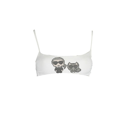 White Polyamide Women's Swimsuit