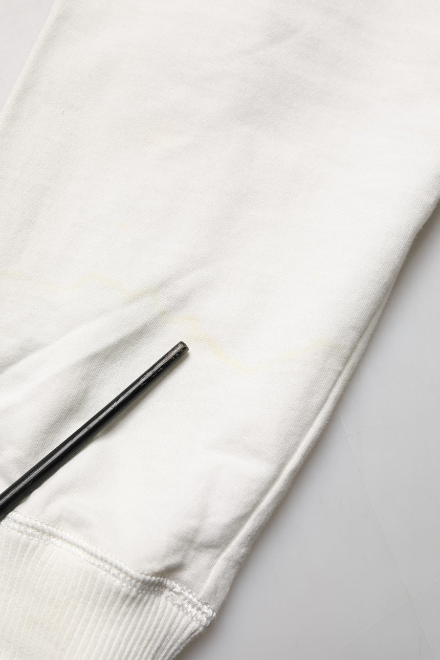 White Cotton Hooded Sweatshirt Sweater
