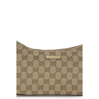 Beige Fabric Handbag