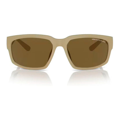 Beige Injected Sunglasses