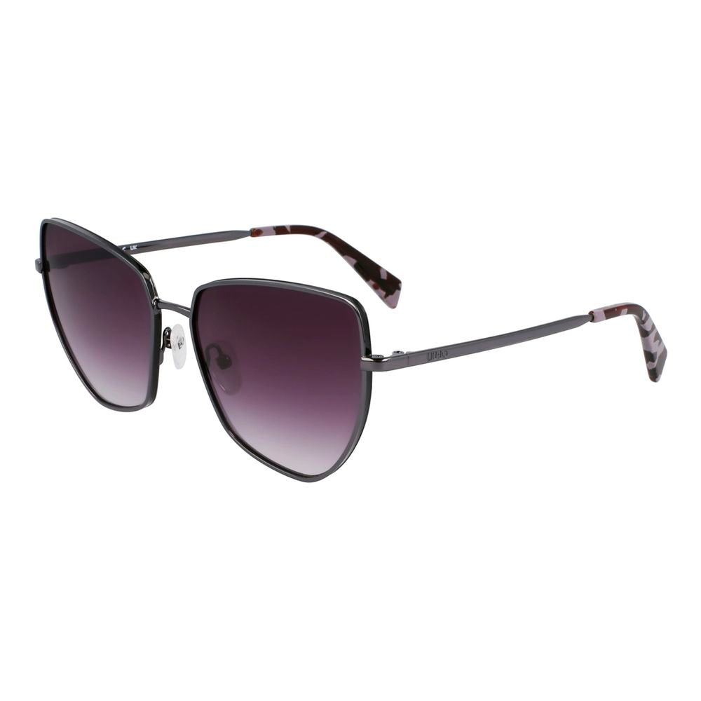 Gray Metal Sunglasses