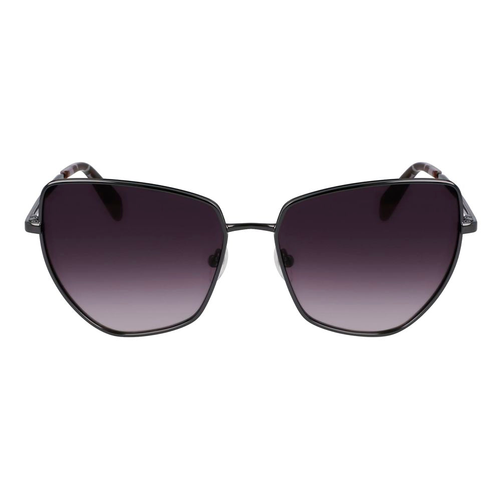 Gray Metal Sunglasses