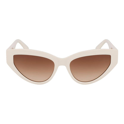 White Injected Sunglasses