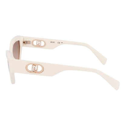 White Injected Sunglasses