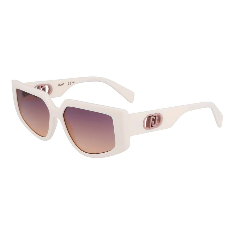 White Injected Sunglasses