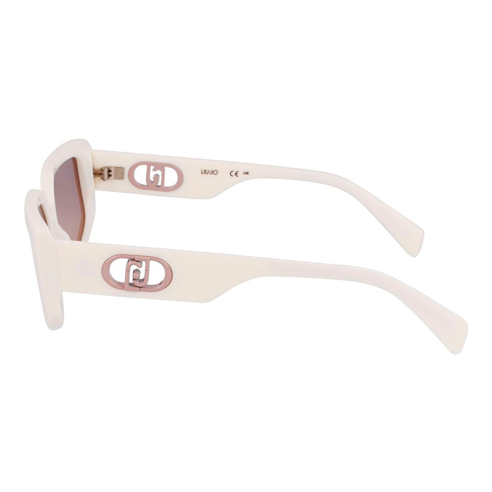White Injected Sunglasses