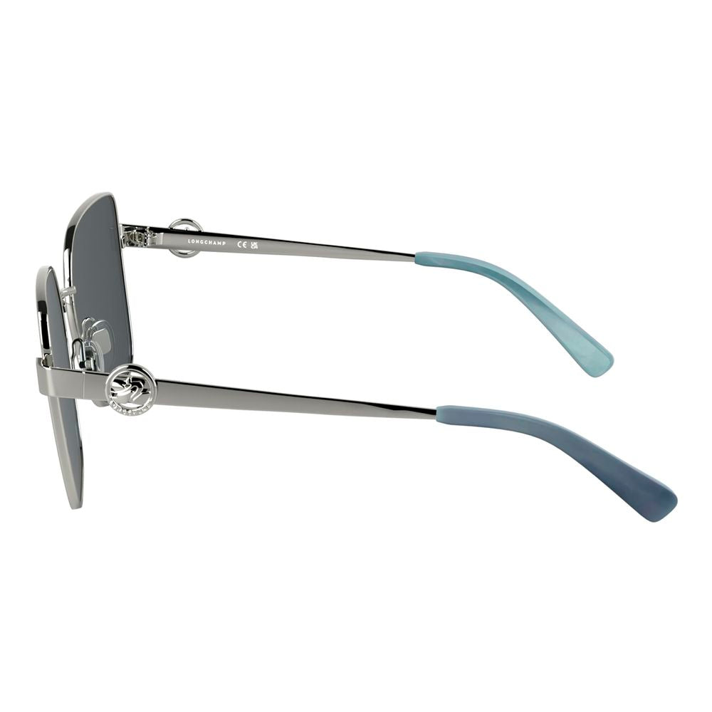Gray Metal Sunglasses