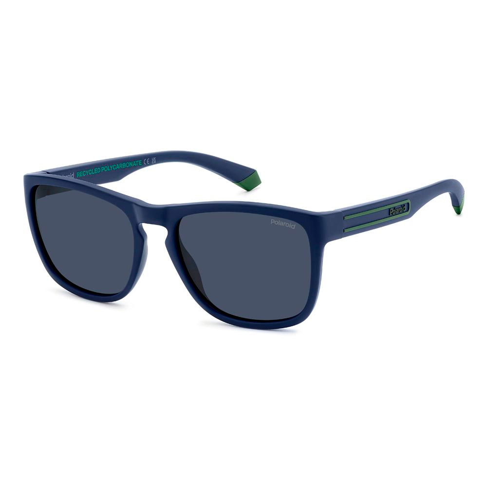 Blue Polycarbonate Sunglasses