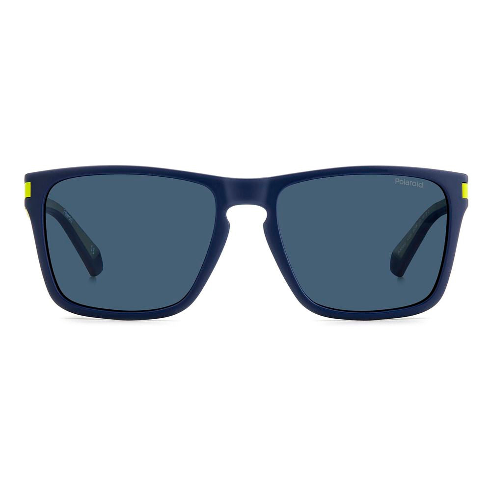 Blue Polycarbonate Sunglasses