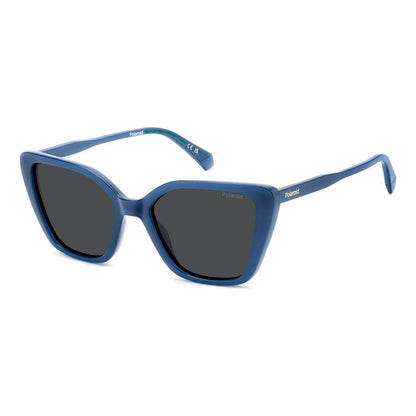 Blue Polycarbonate Sunglasses