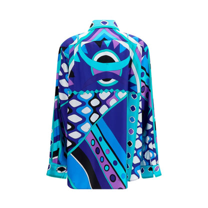 Blue Silk Shirt