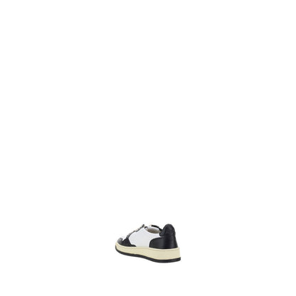 White Calf Leather Bos Taurus Athletic Sneakers