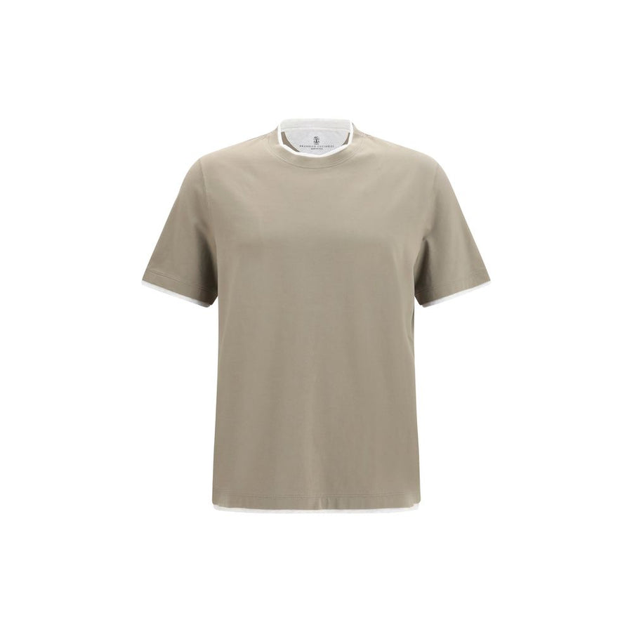 Bicolor Cotton T-Shirt