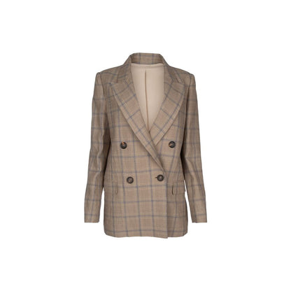 Brown Linen Blazer