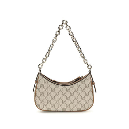 Beige Fabric Handbag