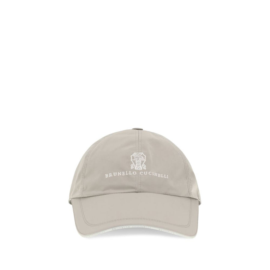 Beige Polyester Cap (Baseball Hat)