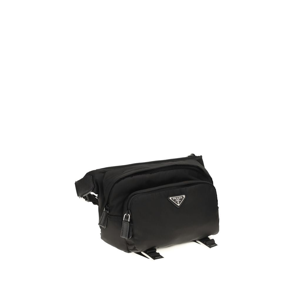 Black Nylon Shoulder Bag