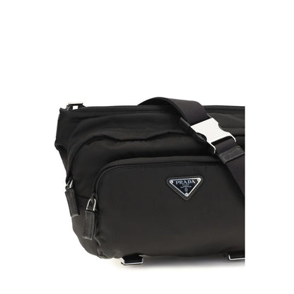 Black Nylon Shoulder Bag
