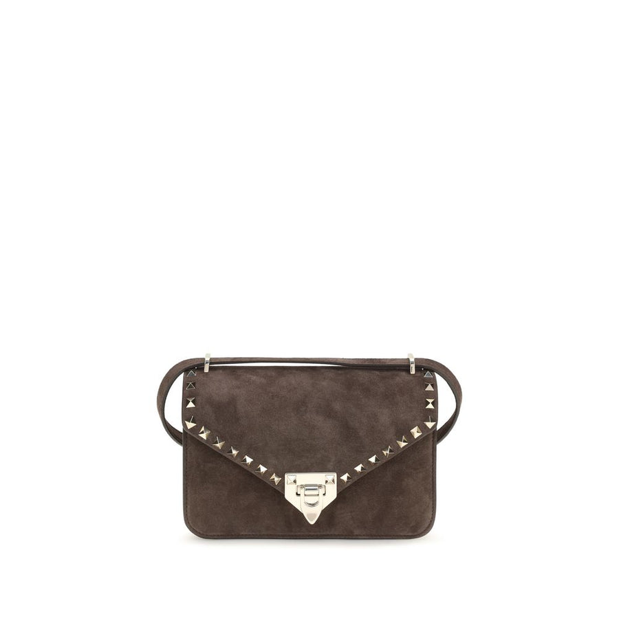 Brown Suede Leather Shoulder Bag