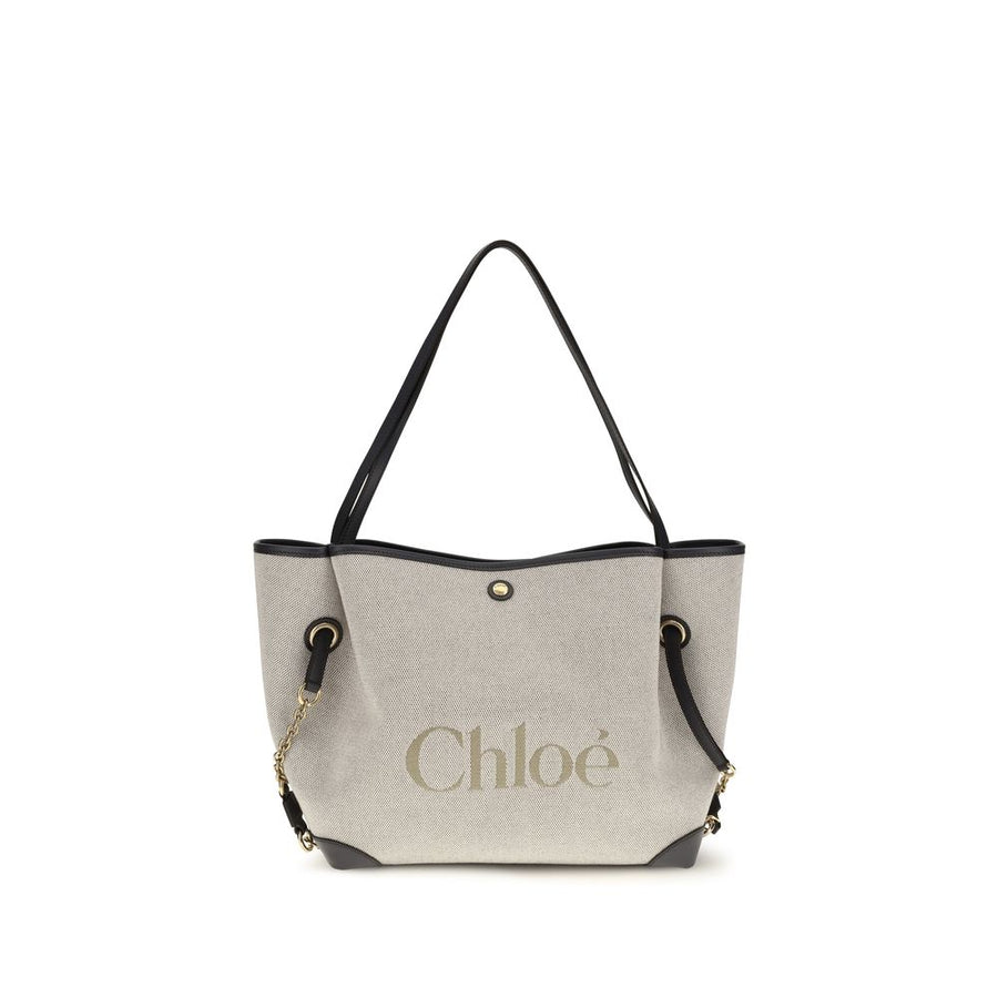 Gray Cotton Shoulder Bag
