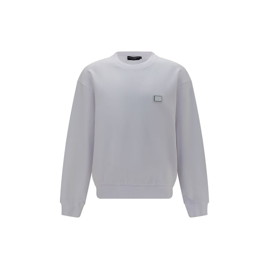 White Cotton Sweatshirt