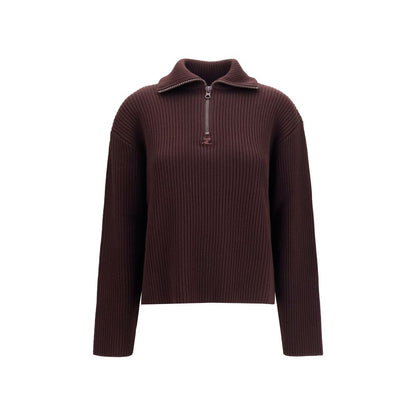 Brown Wool Oves Aries Sweatshirt