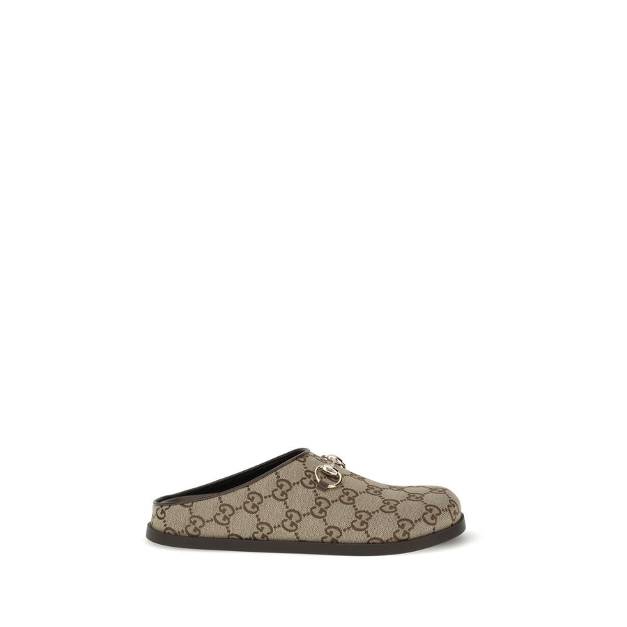 Beige Rubber Mules