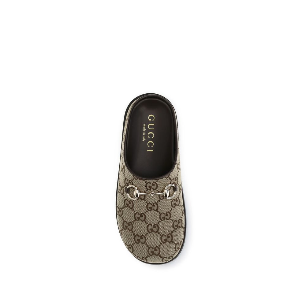 Beige Rubber Mules
