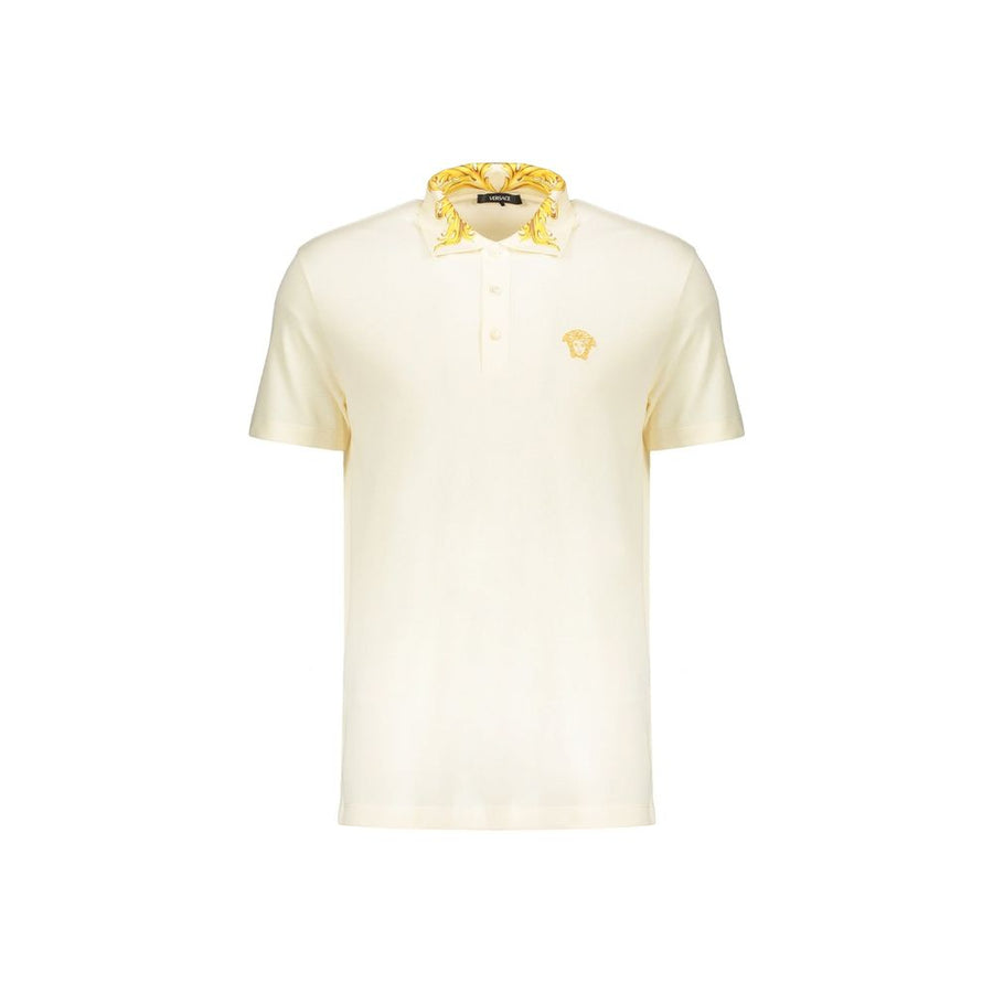 Bicolor Cotton Polo Shirt