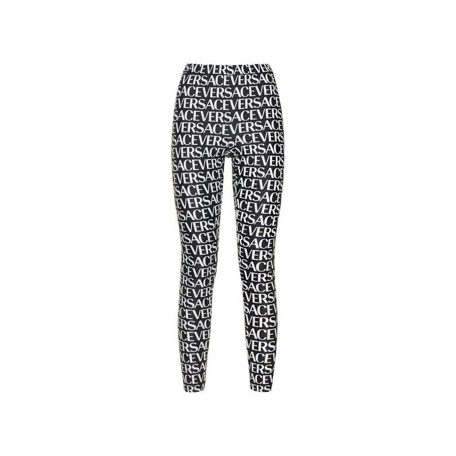 Black Elastane Leggings
