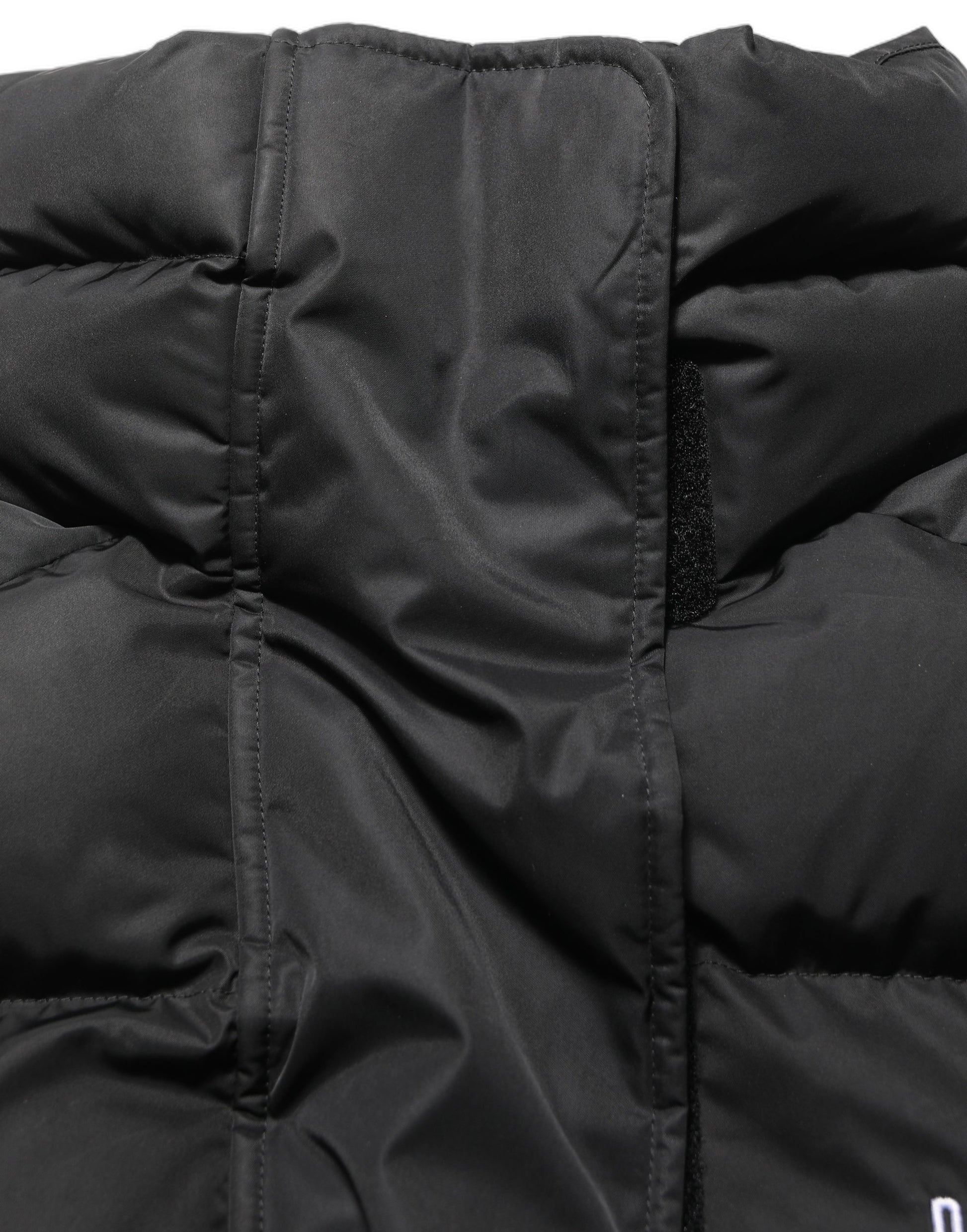 Black DGVIB3 Embroidered Padded Puffer Jacket