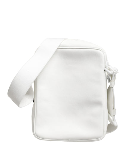 White Logo Plaque Crossbody Shoulder Borse Men Bag