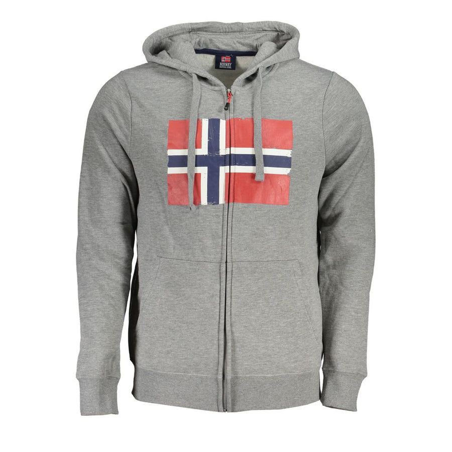 Gray Cotton Men's Sweatshirt