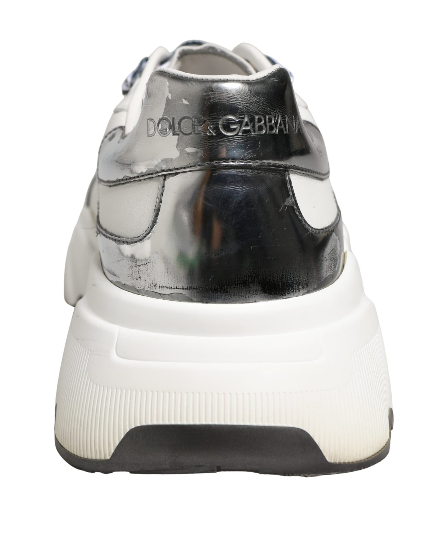 White Silver Daymaster Low Top Men Sneakers Shoes