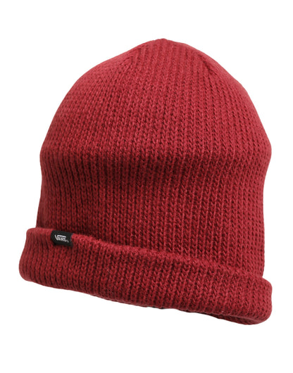 Women Bordeaux Wool Knitted Winter Beanie Capello Hat