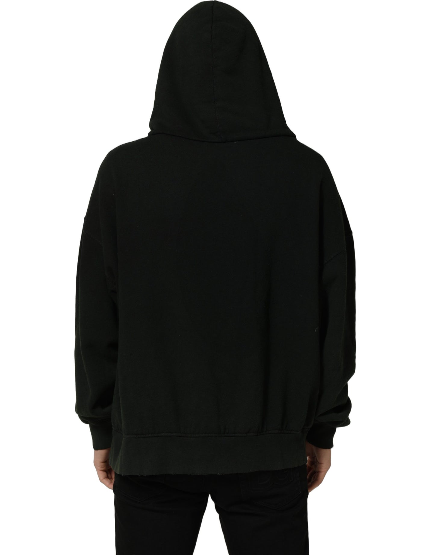Black DGVIB3 Hooded Sweatshirt Men Sweater