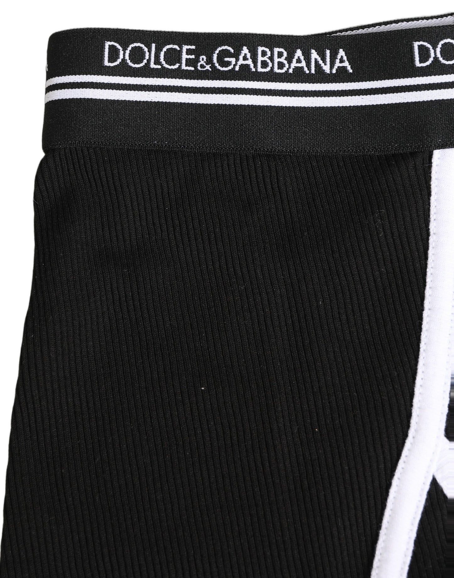 Black White Logo Waistband Coulotte Panty Underwear
