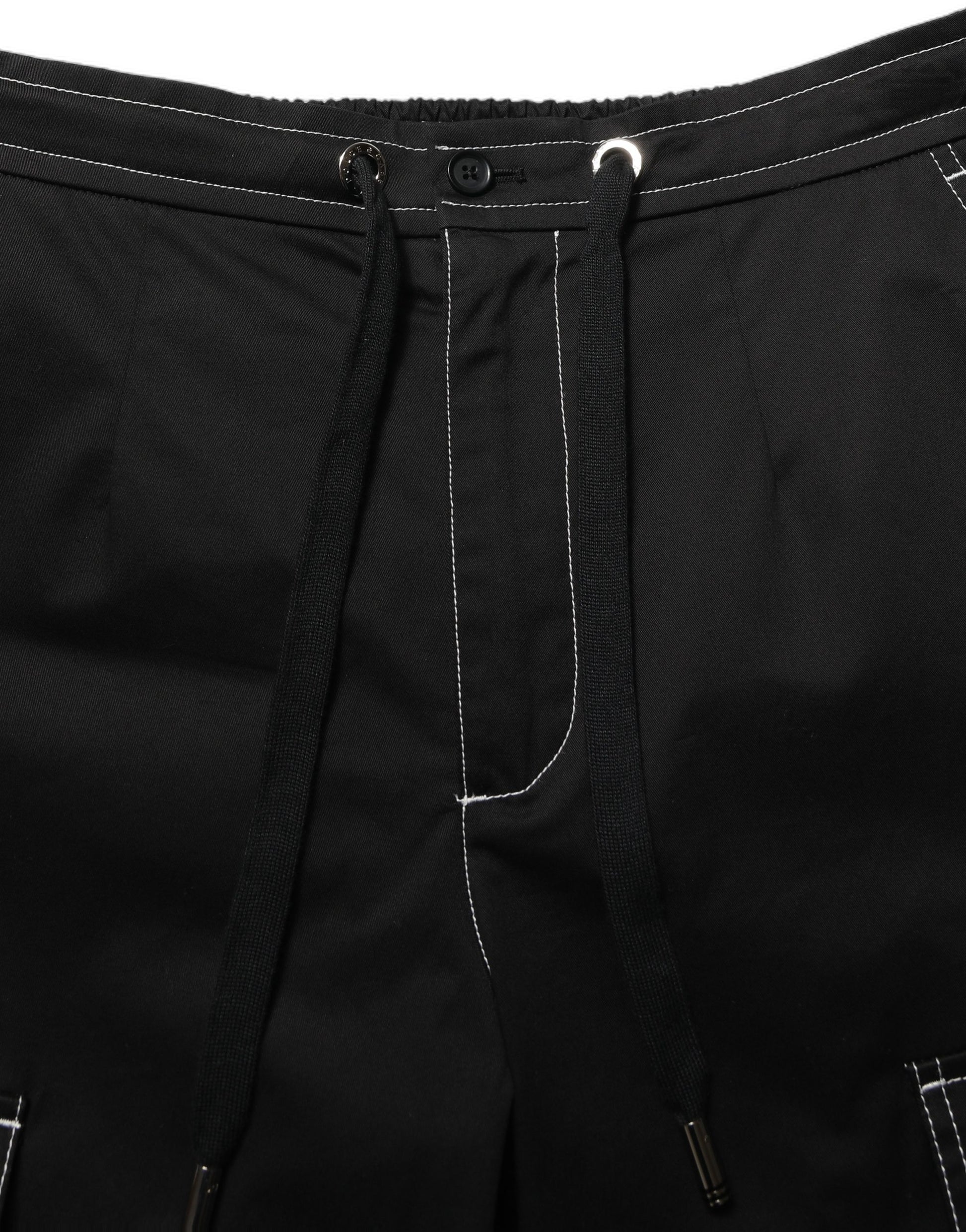 Black Vibe Cargo High Waist Straight Pants