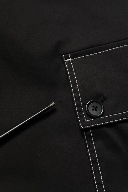 Black Vibe Cargo High Waist Straight Pants