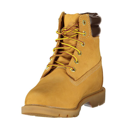 Beige Polyurethane Women Ankle Boot