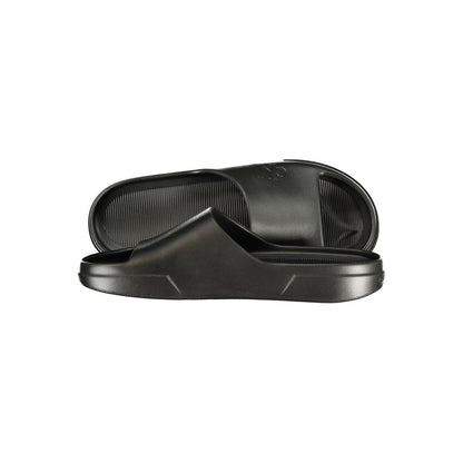 Nero Polyurethane Mens Slipper