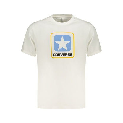 White Cotton Men's T-Shirt