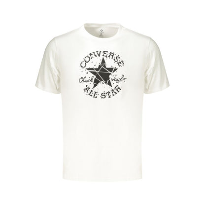 White Cotton Men's T-Shirt